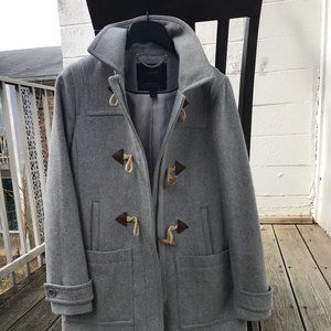 J.Crew toggle wool coat grey size 2